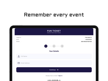 FunTicket - custom tickets iPad screenshot