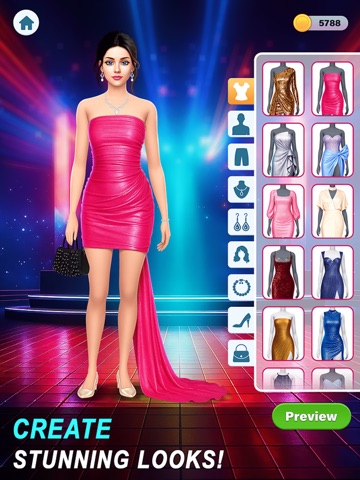 Fashion Stylist Makeup DressUp iPad screenshot
