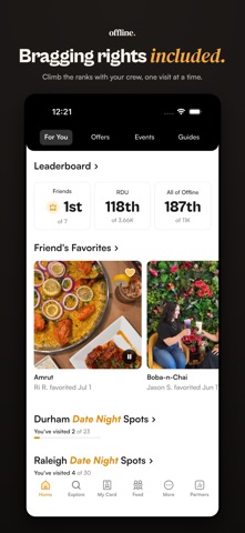 Offline Restaurant Club iPhone screenshot