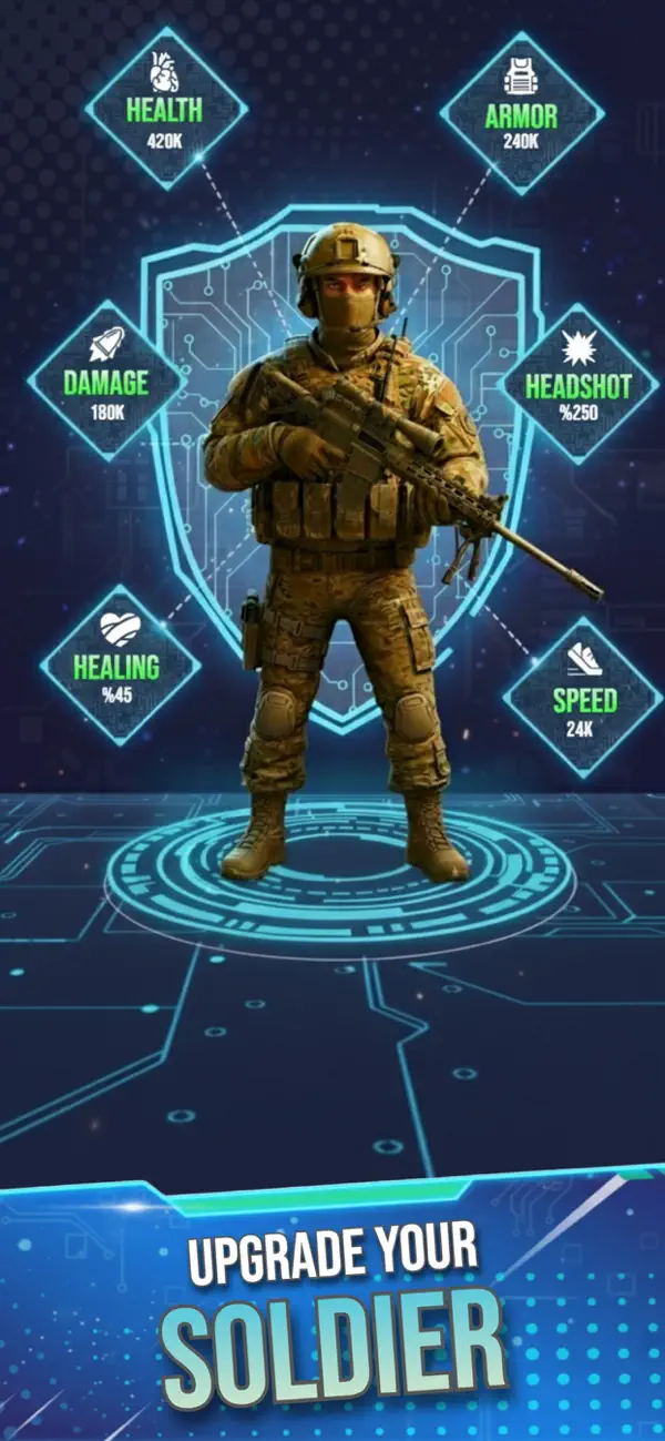 Last Wave - Shooting Game iOS Mod IPA screenshot 3 - iOS game interface