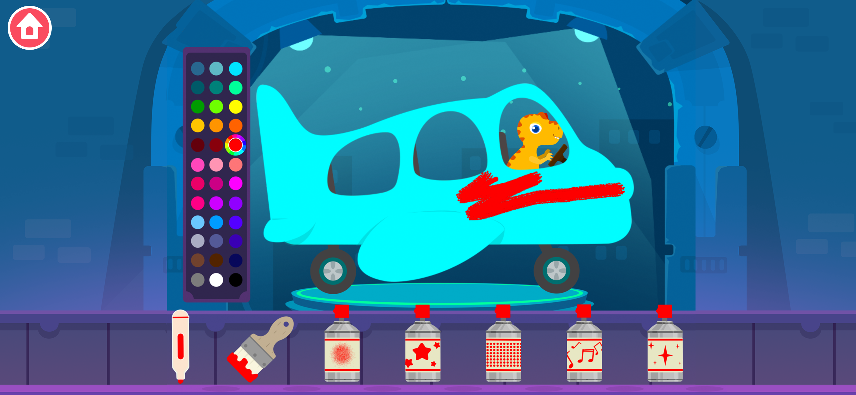 Dinosaur Bus: Kids Car Games