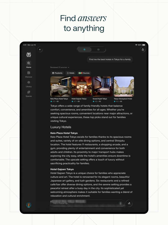 Perplexity - AI Search & Chat Screenshot