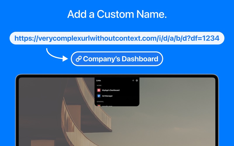 LinkNotch: Notch Link Launcher screenshot
