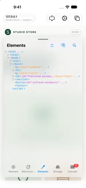 Tiny Web Inspector screenshot 3