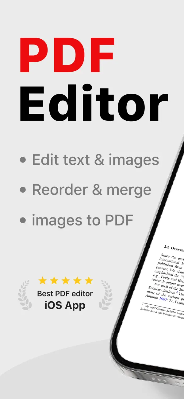 #1. PDF Editor - Reader&Converter (iOS) Göre: Shenzhen Miguo Qudong Technology Co., Ltd