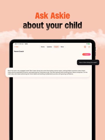 AI for Kids・Askie iPad screenshot