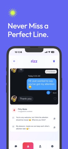 Rizz AI: Dating Chat Assistant screenshot