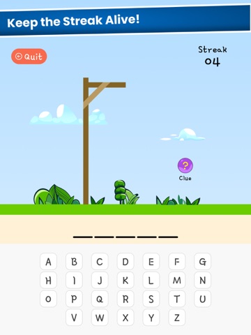 Hangman - Guess the Words iPad screenshot