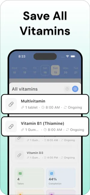 Vitamin Tracker - VitaPal screenshot 2