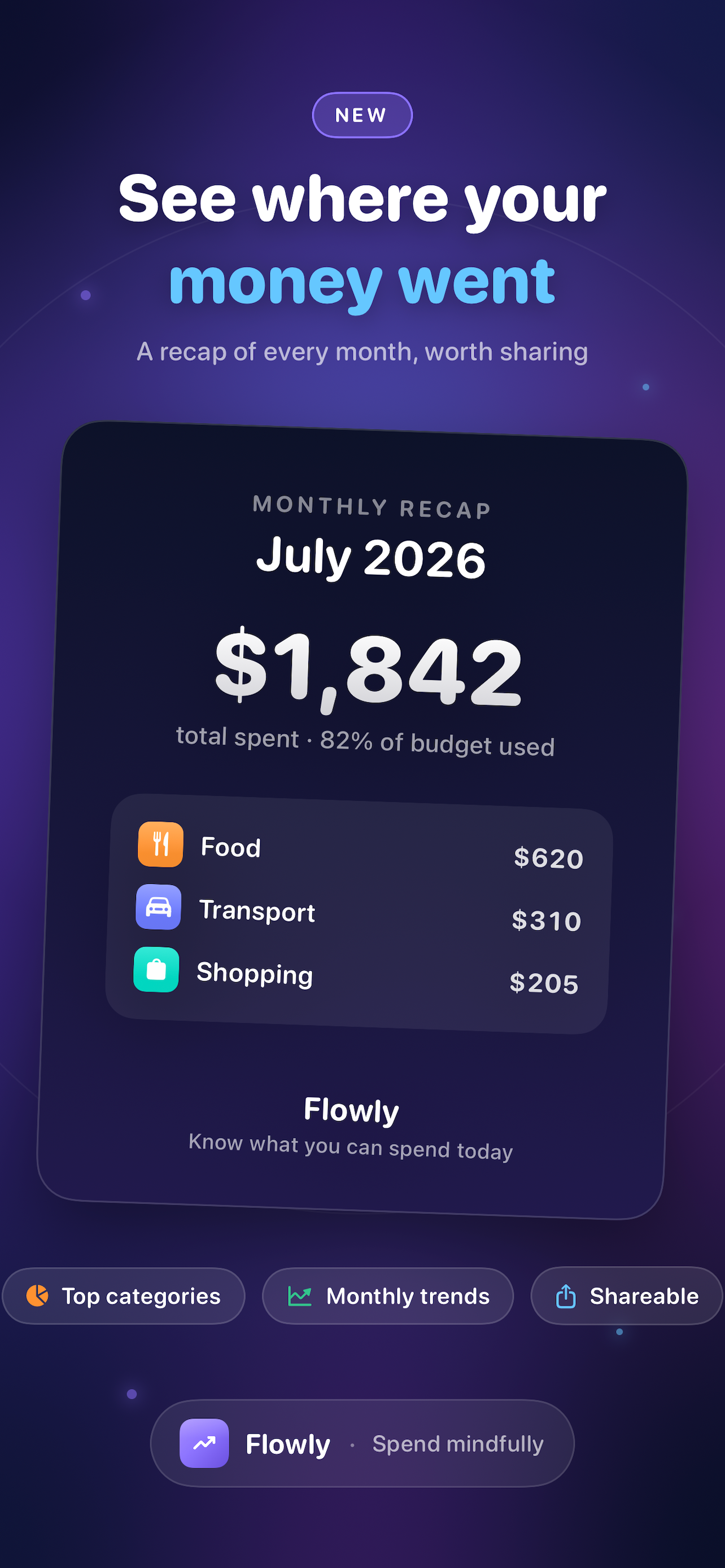 Flowly: Budget & Subscriptions screenshot 3