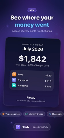 Flowly: Budget & Subscriptions Screenshot 3 of 5
