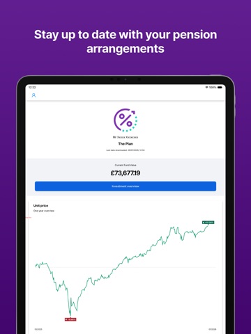 Track My Pension iPad screenshot