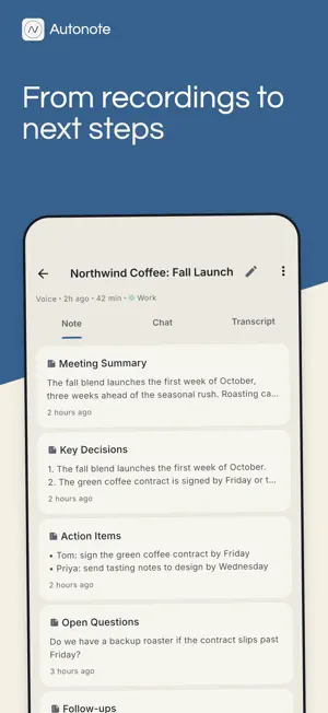 Autonote: Audio Transcription screenshot 3