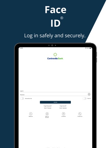 CB iMobile Banking iPad screenshot