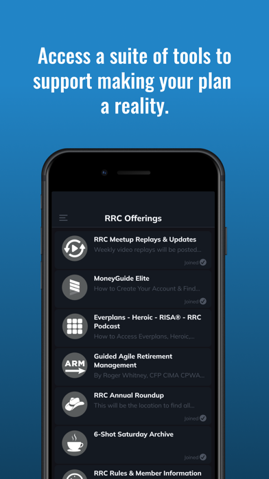 Screenshot 4 of Rock Retirement Club App