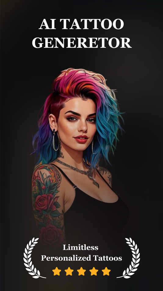 #1. AI Tattoo Generator: AI Design (iOS) 由: Bhavik Savaliya