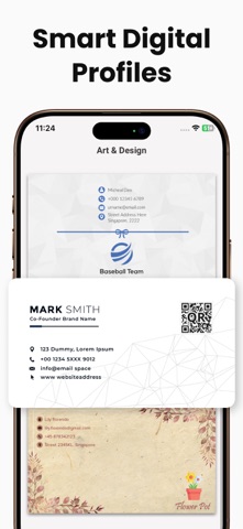 My Digital Business Card Maker iPhone screenshot