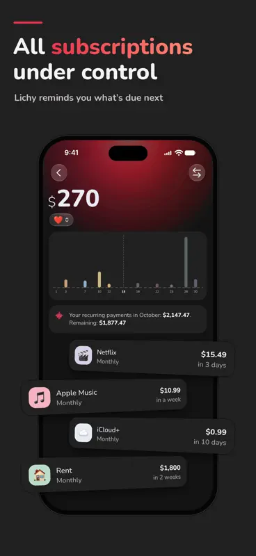 Money & Expense Tracker: Lichy screenshot 6 of 6
