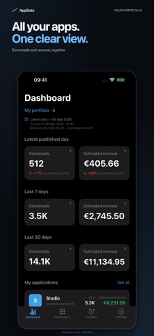 AppStats: Revenue & Widgets Screenshot 2 of 6