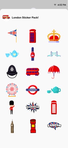 London Sticker Pack! Screenshot 3 of 4