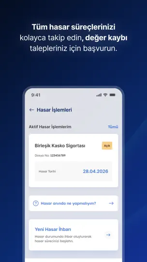 Sigortam Cepte–Anadolu Sigorta iPhone Ekran Görüntüsü 5