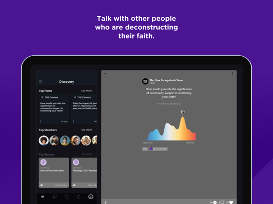 TNE Connect iPad screenshot 3 - Social Networking app