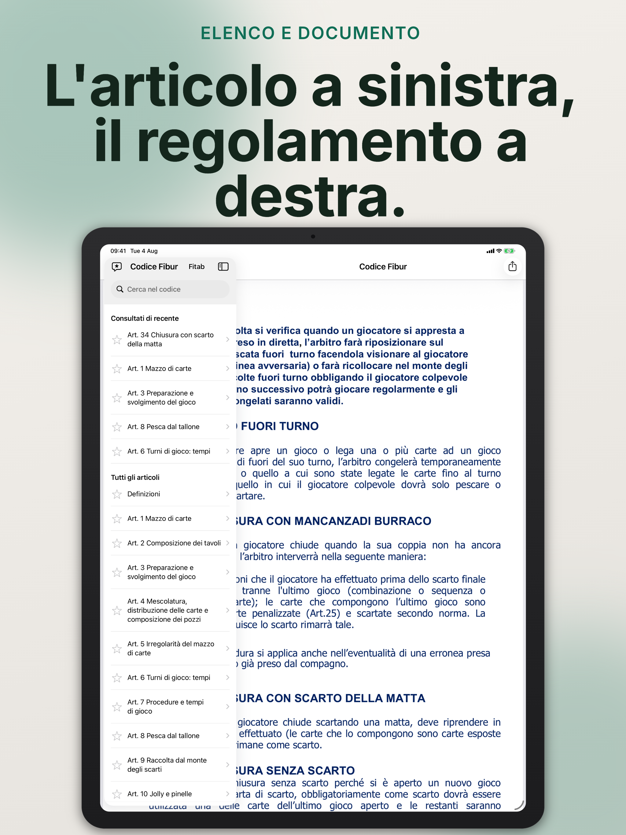 Codice di Gara Burraco Light screenshot 9