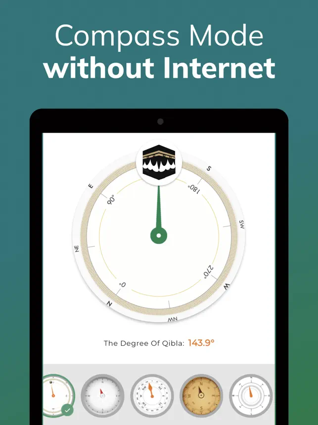 Qibla Finder, Compass 100‪%‬4+_2