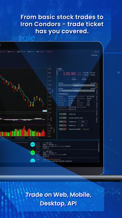 Tradier Brokerage Screenshot