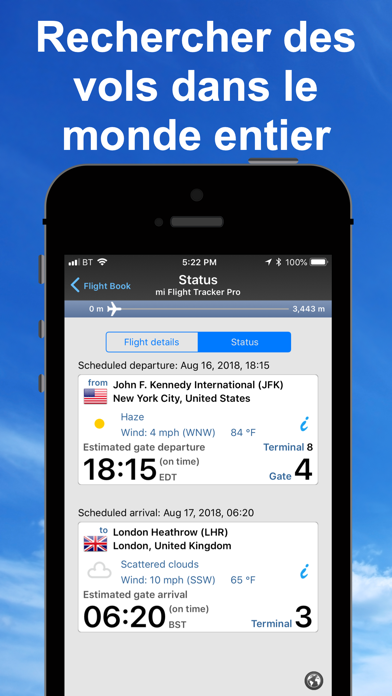 Screenshot #1 pour Flight Tracker | Suivre un vol