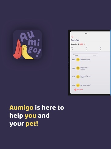 Aumigo - Pet Care & Routine iPad screenshot