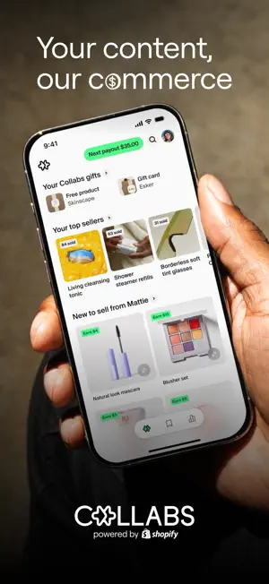 Collabs: Content commerce screenshot 1