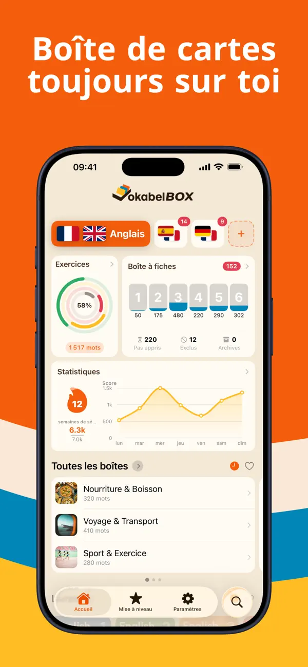 Screenshot #2 pour VocaBox - Vocabulaire