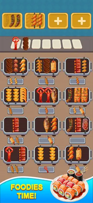 Skewer Jam Grill Sort Puzzle screenshot 2