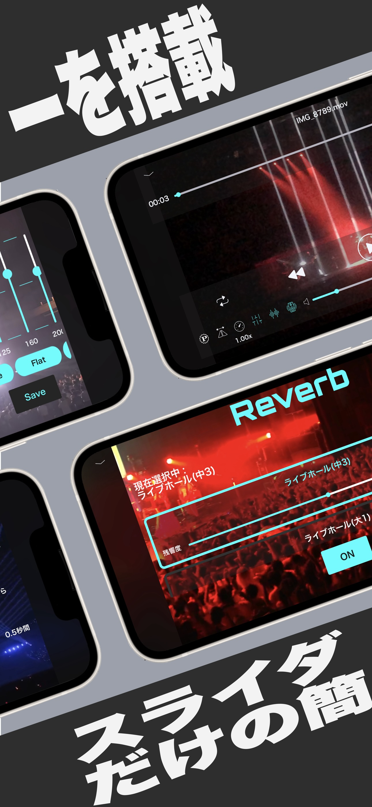 イコライザー付音楽特化型動画アプリ: ETMovie,EQ