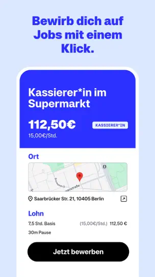 Screenshot von Zenjob - Flexible Nebenjobs auf dem iPhone 2