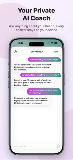 VitaView: Health Widgets screenshot 4
