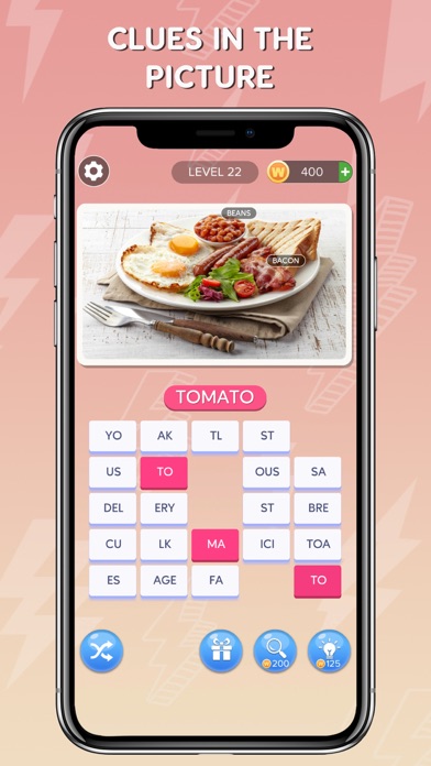 Pictoword - Word Scramble Pics iPhone screenshot 1 - Games app