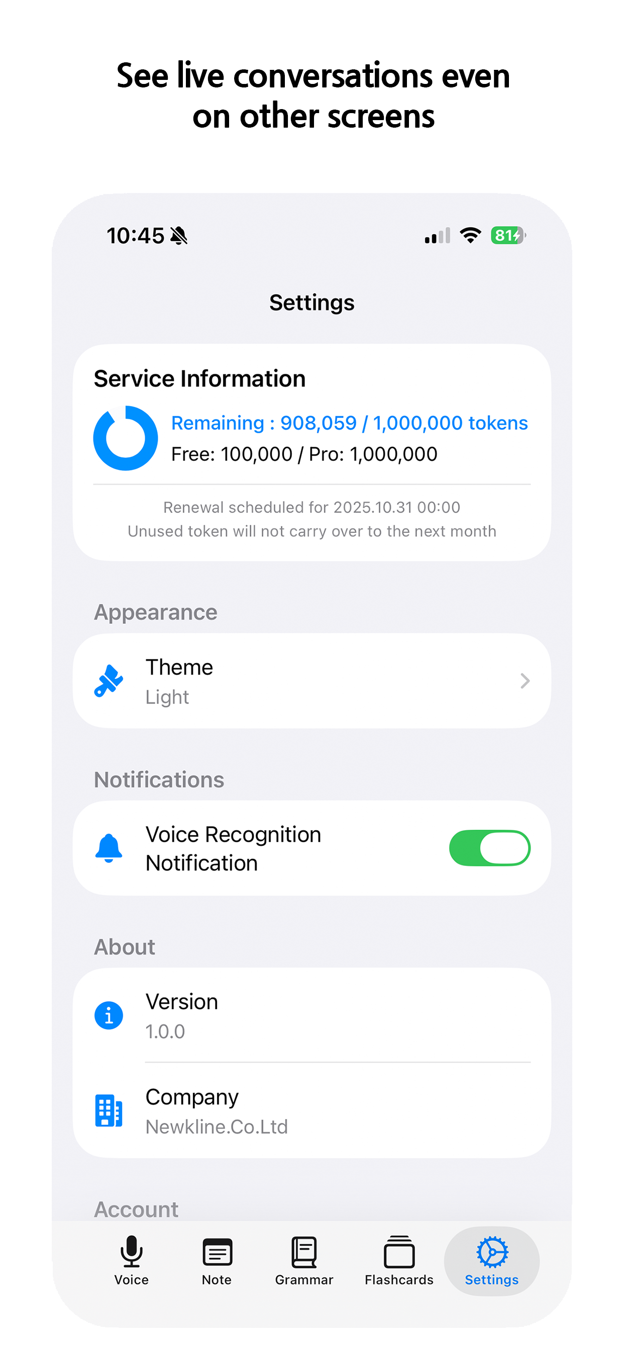 BeFluent - Live translation screenshot 5