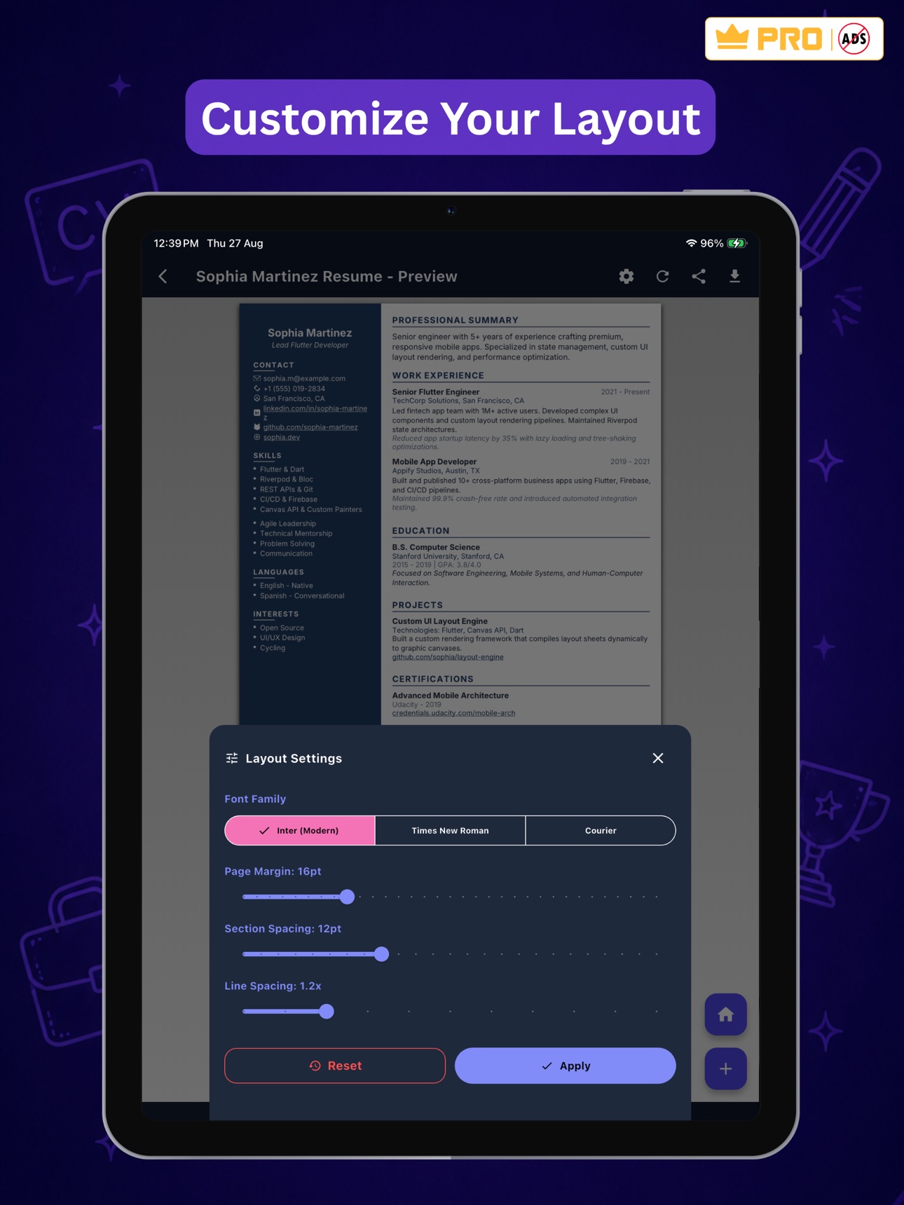 Screenshot 12 of CareerPrep: Resume Builder PRO