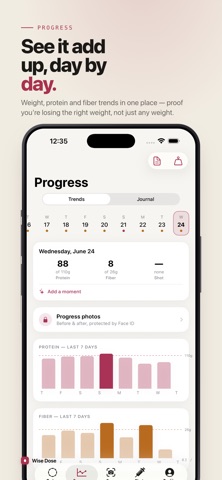 WiseDose: GLP-1 Companion iPhone screenshot