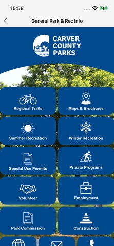 Carver County Parks iPhone screenshot