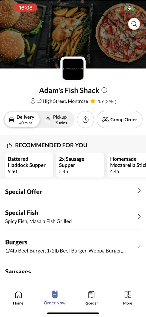 Screenshot #2 pour Adam's Fish Shack.
