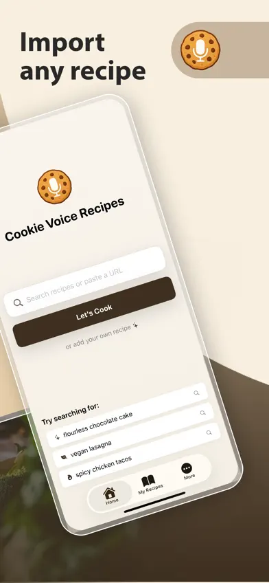 Cookie Voice Recipes screenshot 2