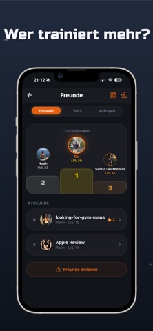 Ascend Calisthenics iPhone screenshot 4