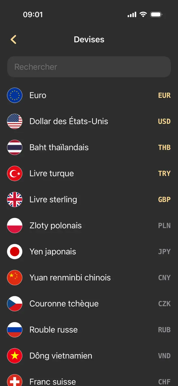 Screenshot #3 pour Сonvertisseur monnaie euro