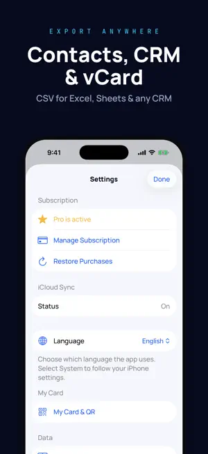 Business Card Scanner: OCR screenshot 3
