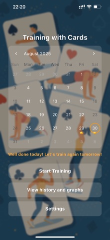 Training with Cards Screenshot 2 of 10