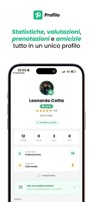 Jessico Calcetto iPhone screenshot 4