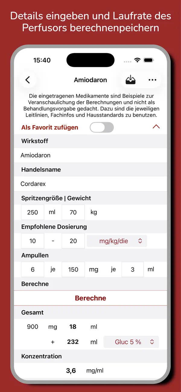 Screenshot #2 pour Perfusorenkochbuch